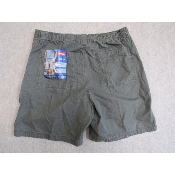 Wrangler Hiker Mens Cargo Shorts Olive Green NW941EG Size 36 New with Tags - Picture 1 of 7